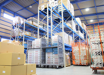 発注した商品をEC代行九州の倉庫へ入庫